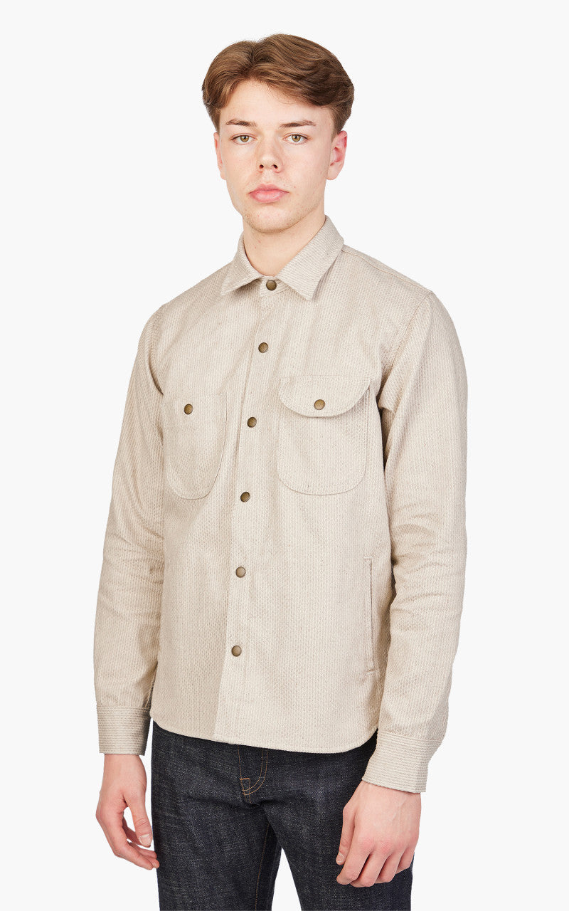 Rogue Territory Service Shirt Natural Sashiko