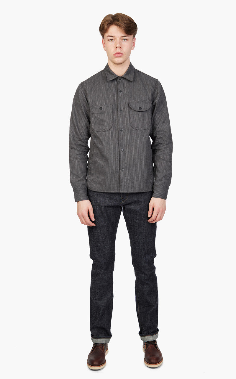 Rogue Territory Service Shirt Grey Sashiko