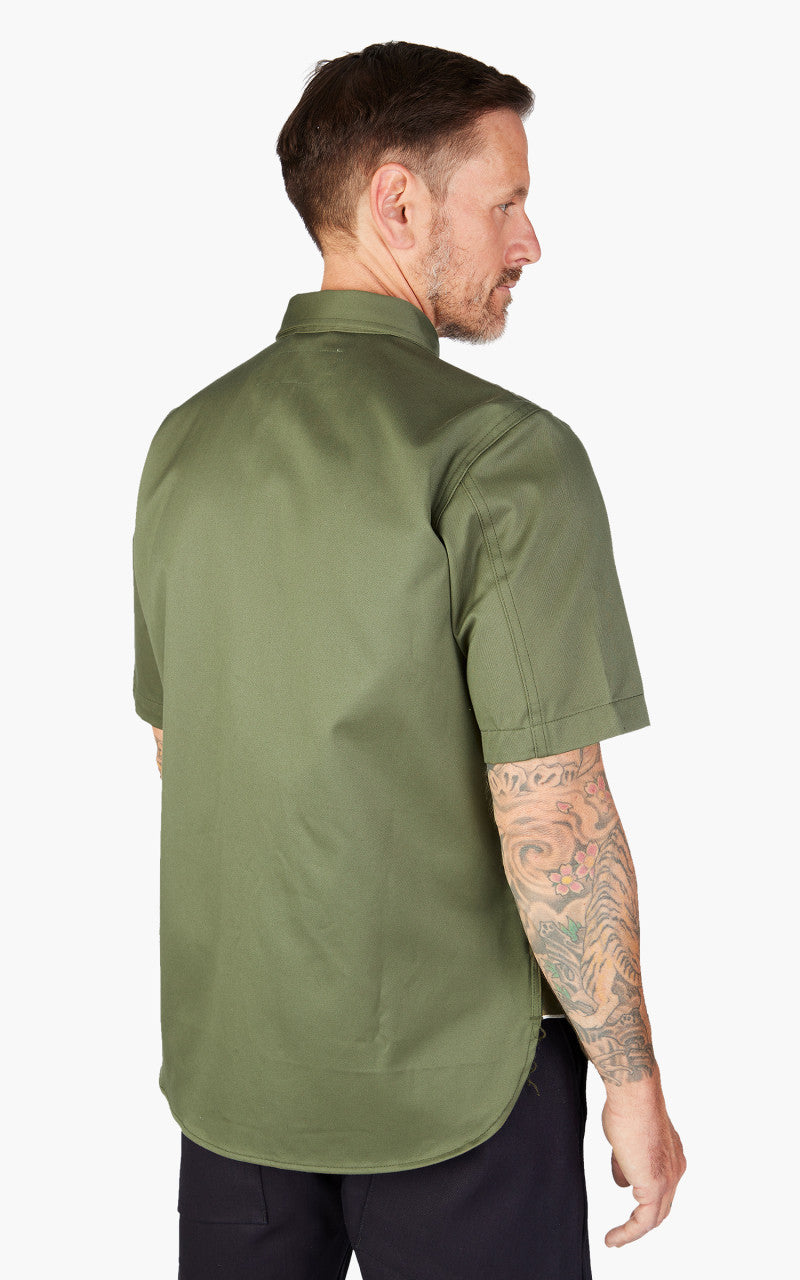 Rogue Territory Field Shirt Twill Selvedge Olive 9oz