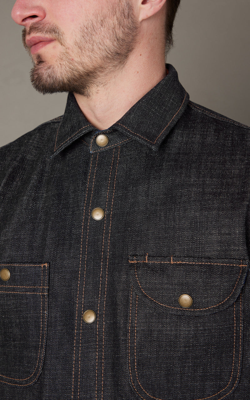 Rogue Territory Service Shirt Crpytic Indigo 13.5oz