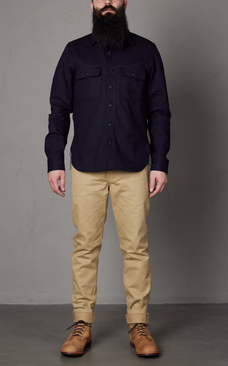 Rogue Territory Field Shirt Whip Cord Indigo