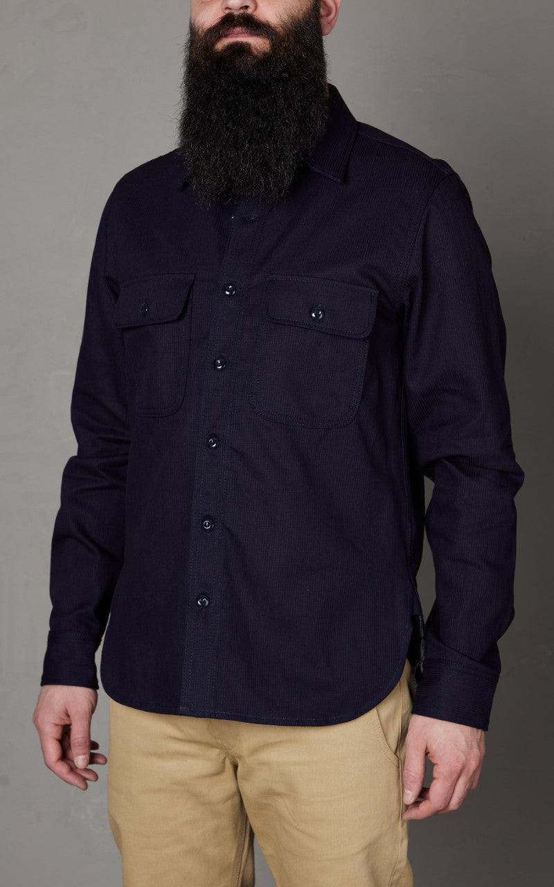 Rogue Territory Field Shirt Whip Cord Indigo