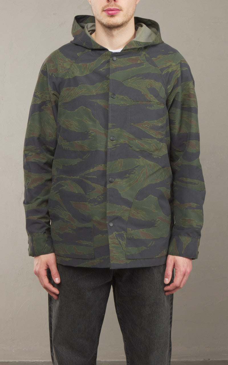 Rogue Territory Hooded Supply Jacket Tiger Camo Green