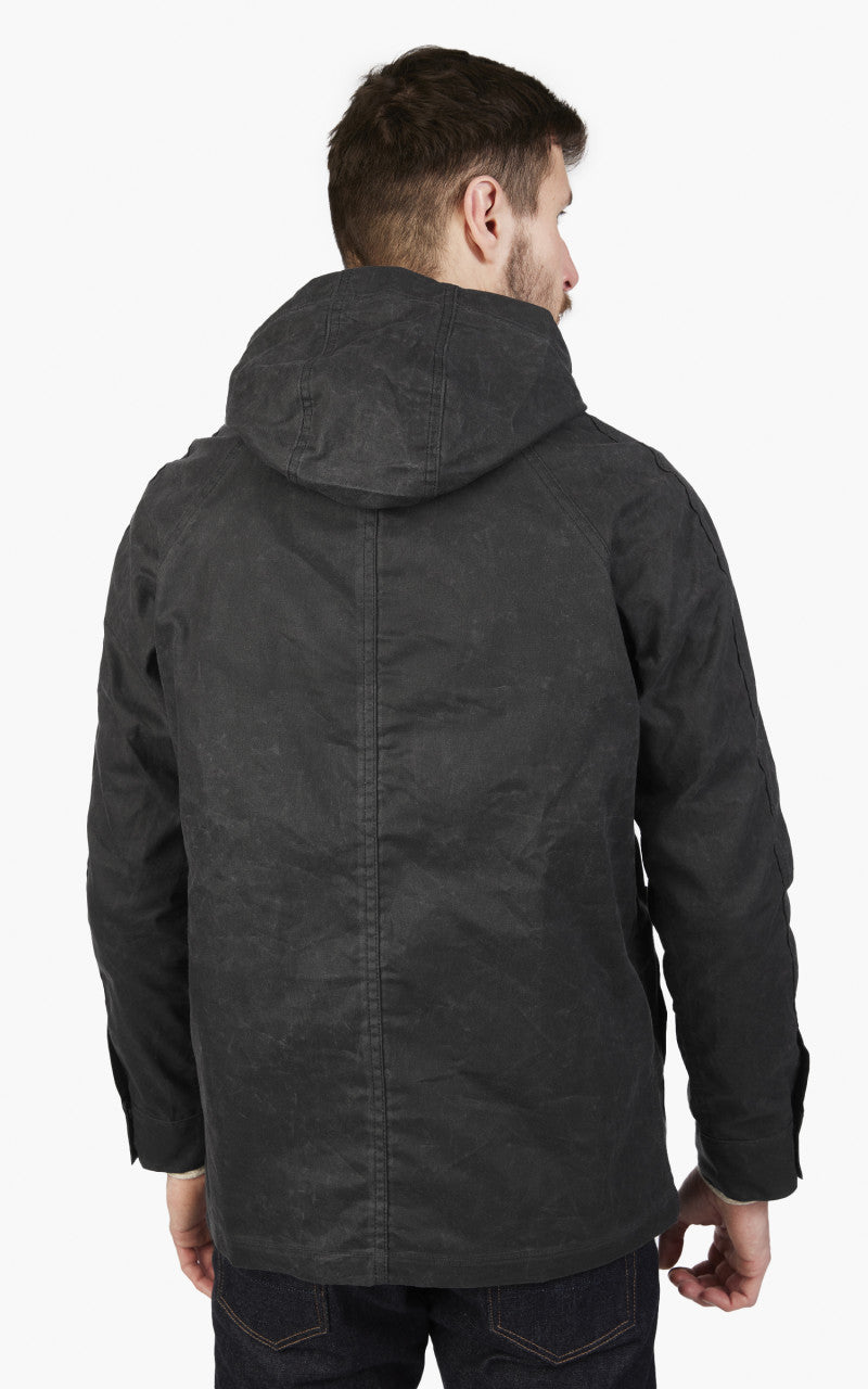 Rogue Territory Hooded Ridgeline Jacket Waxed Graphite