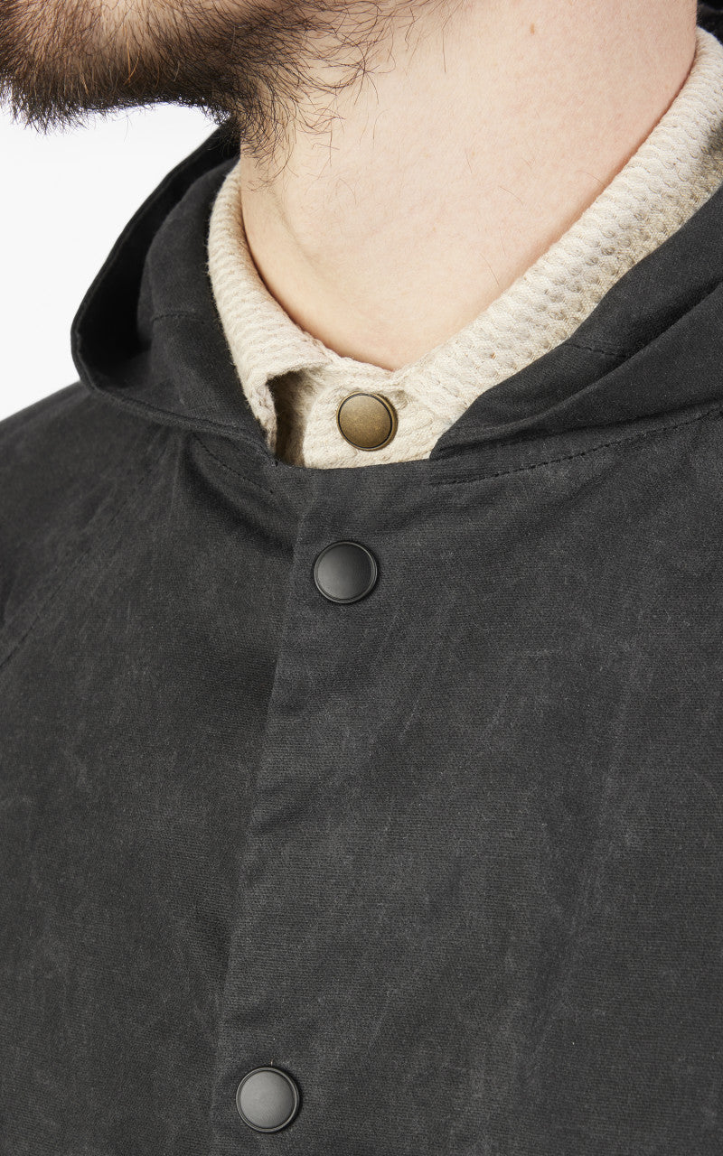 Rogue Territory Hooded Ridgeline Jacket Waxed Graphite