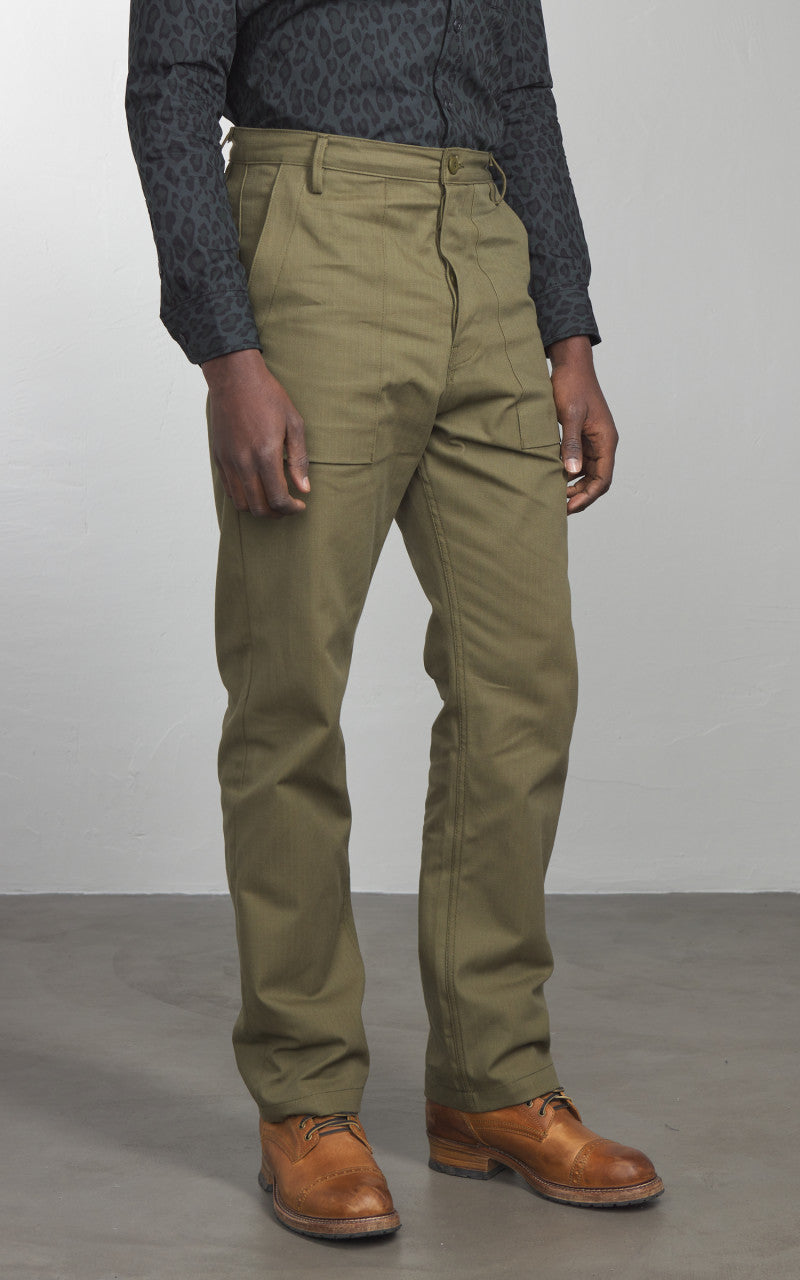 Rogue Territory Fatigue Pants Herringbone Olive