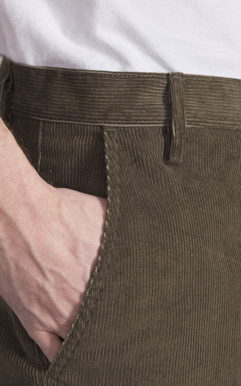 Rogue Territory Officer High Trouser Corduroy Olive