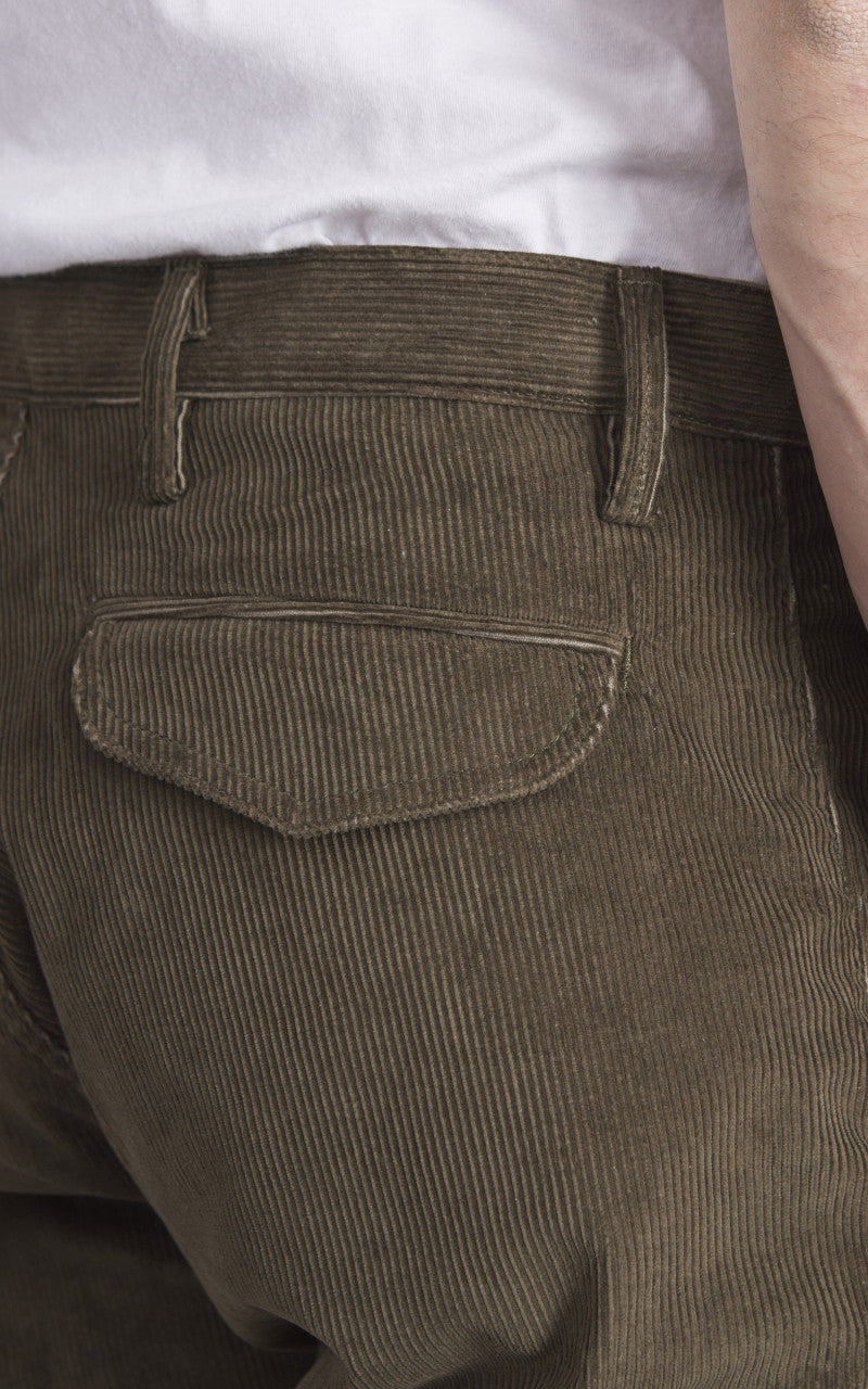 Rogue Territory Officer High Trouser Corduroy Olive