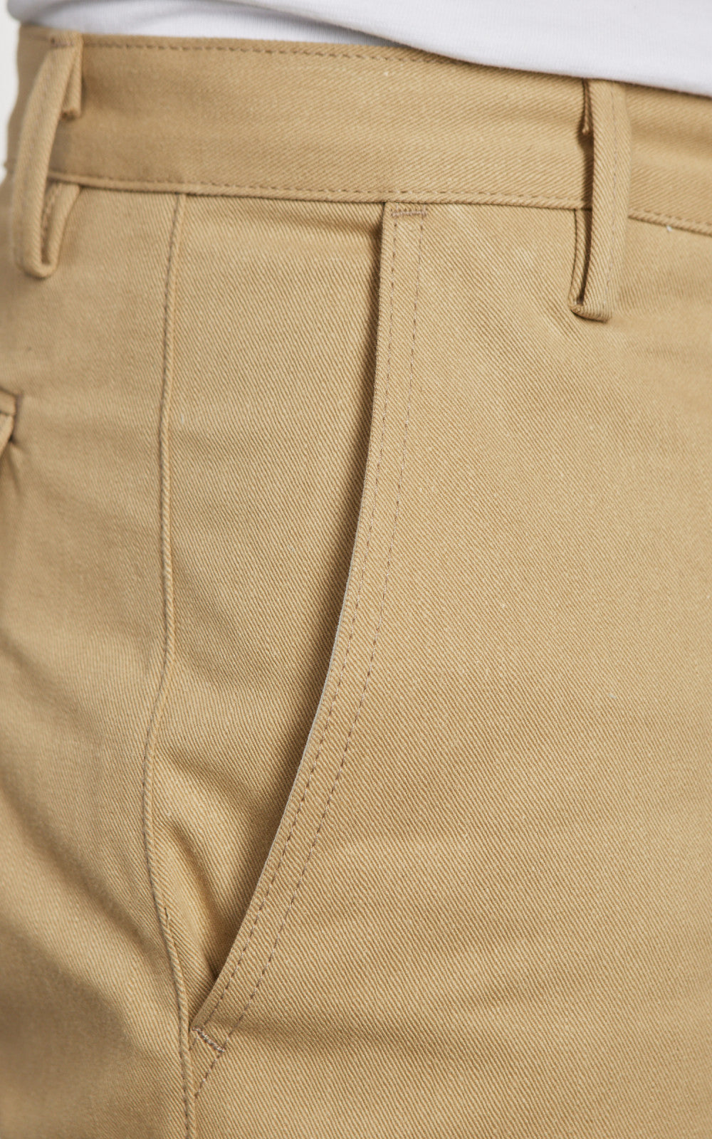 Rogue Territory Officer High Trouser Selvedge Khaki