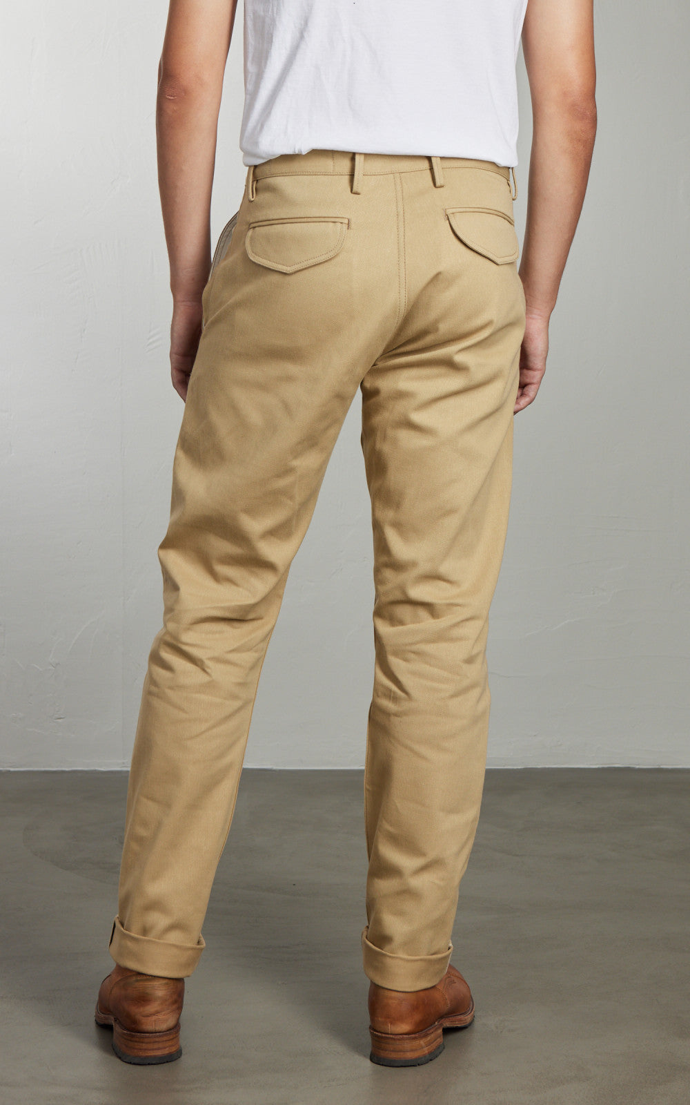 Rogue Territory Officer High Trouser Selvedge Khaki