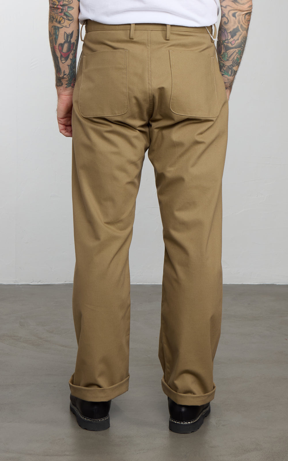 Rogue Territory Relaxed Trouser Selvedge Canvas Dyed Khaki