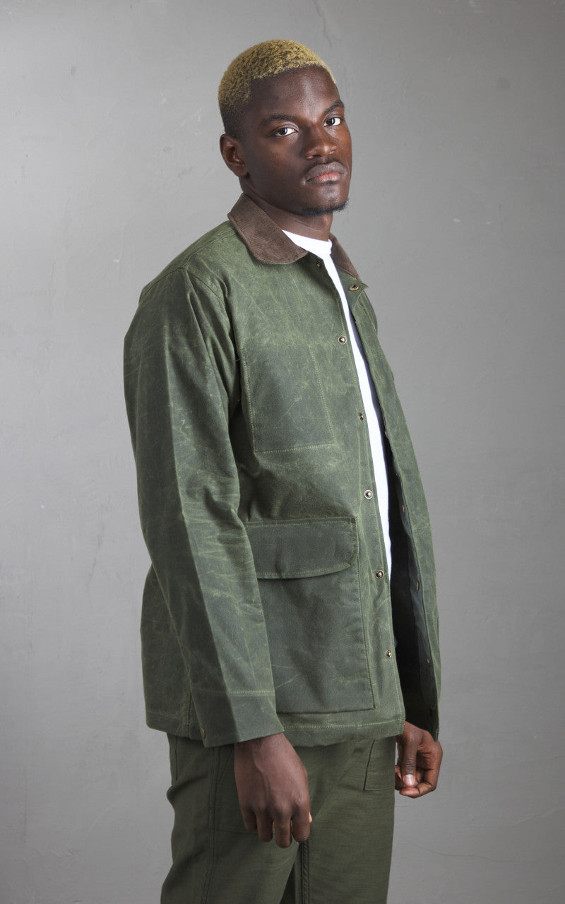 Rogue Territory Hunter Supply Jacket Waxed Olive