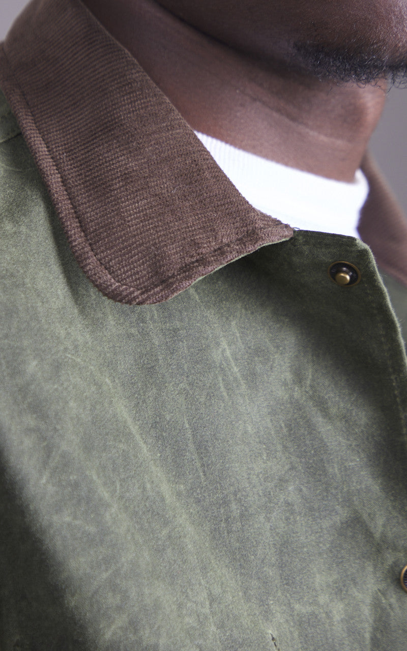 Rogue Territory Hunter Supply Jacket Waxed Olive