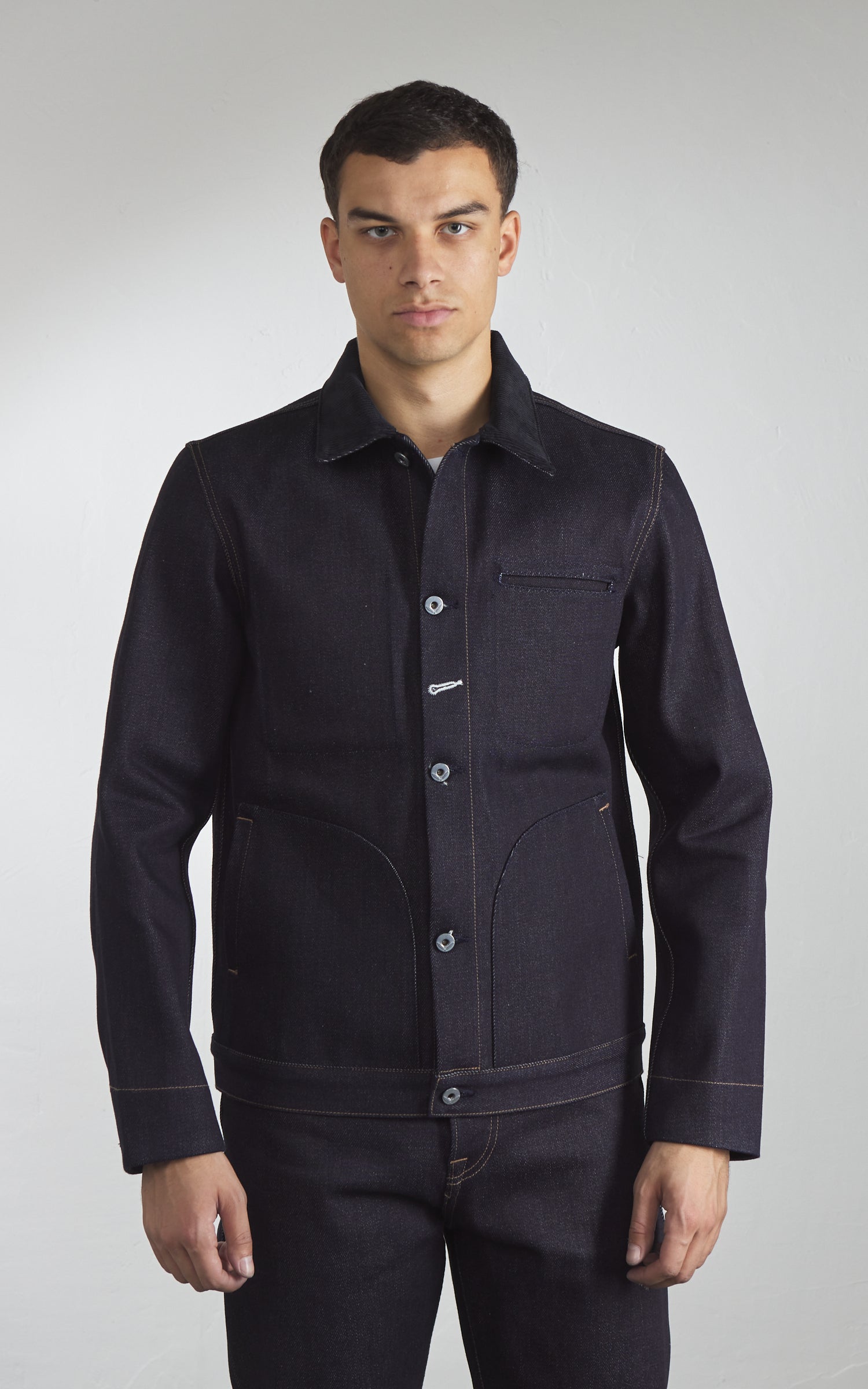 Rogue Territory Supply Jacket Slub Denim Indigo 22oz