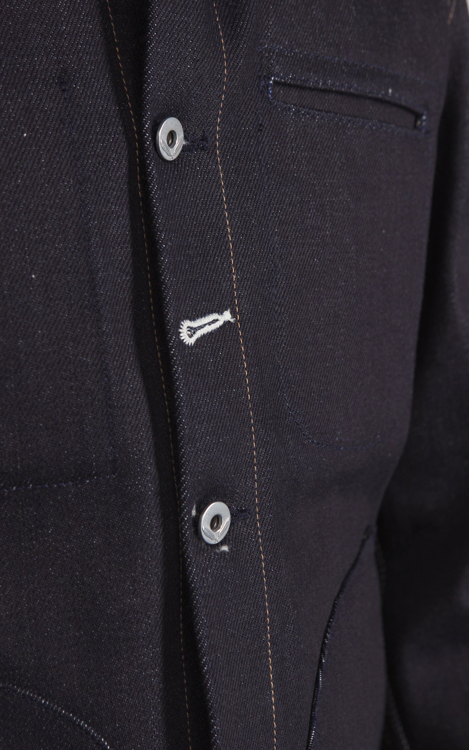 Rogue Territory Supply Jacket Slub Denim Indigo 22oz