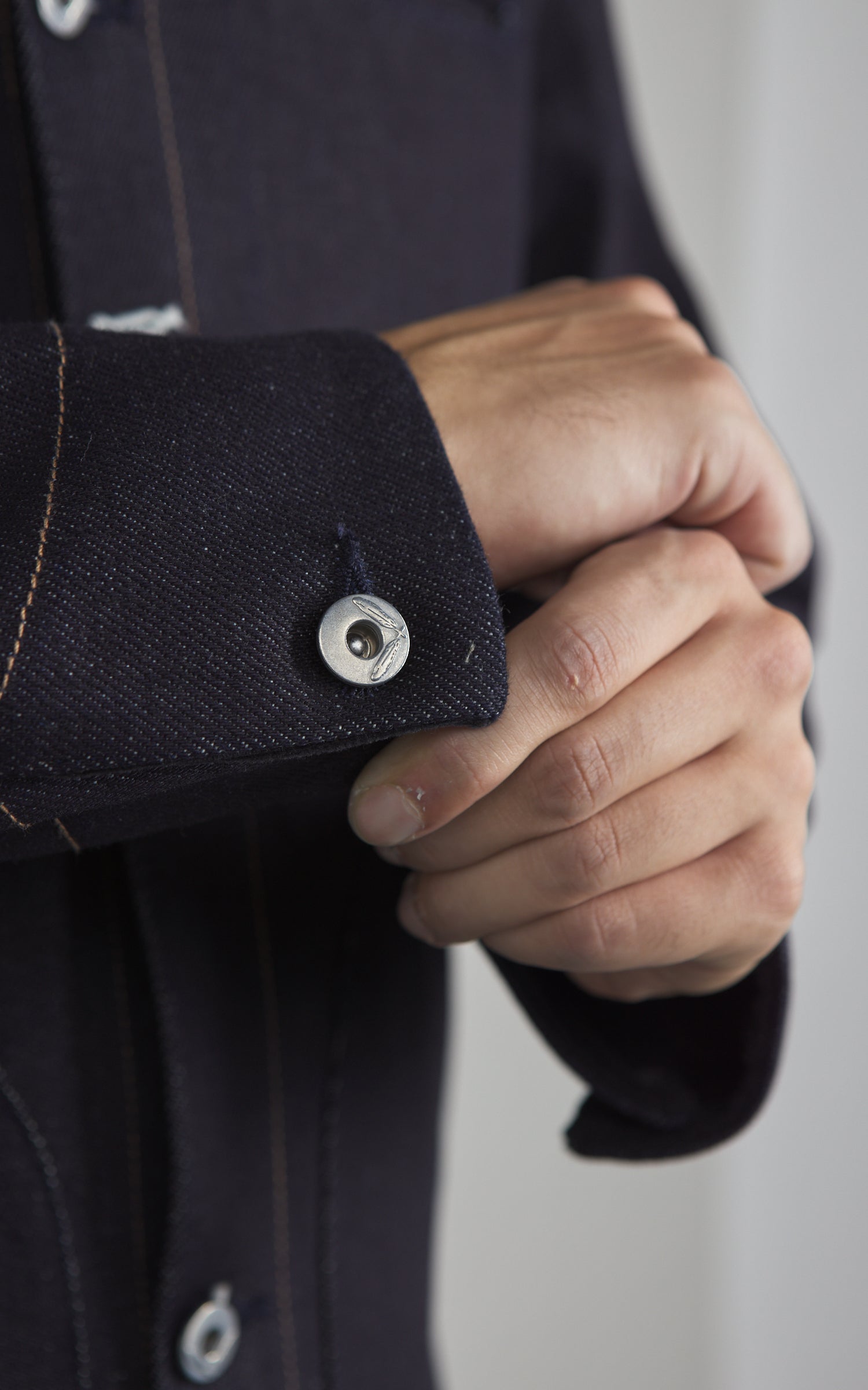 Rogue Territory Supply Jacket Slub Denim Indigo 22oz