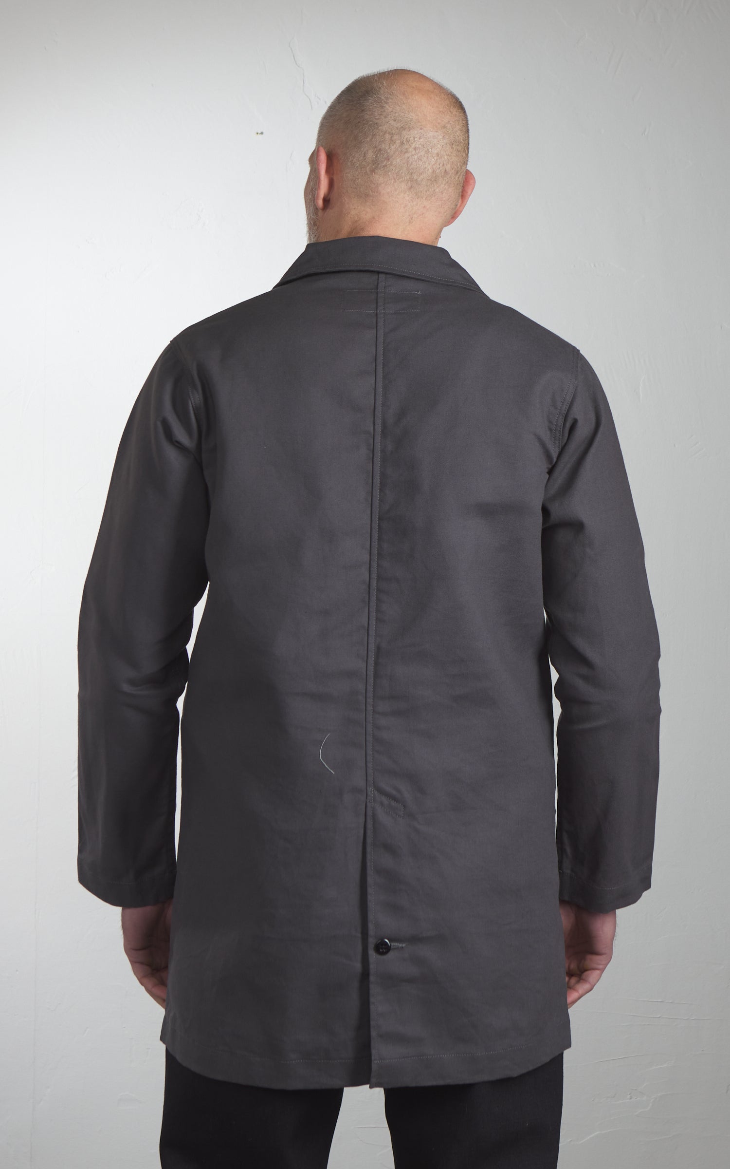 Rogue Territory Trench Coat Dry Waxed Canvas Grey