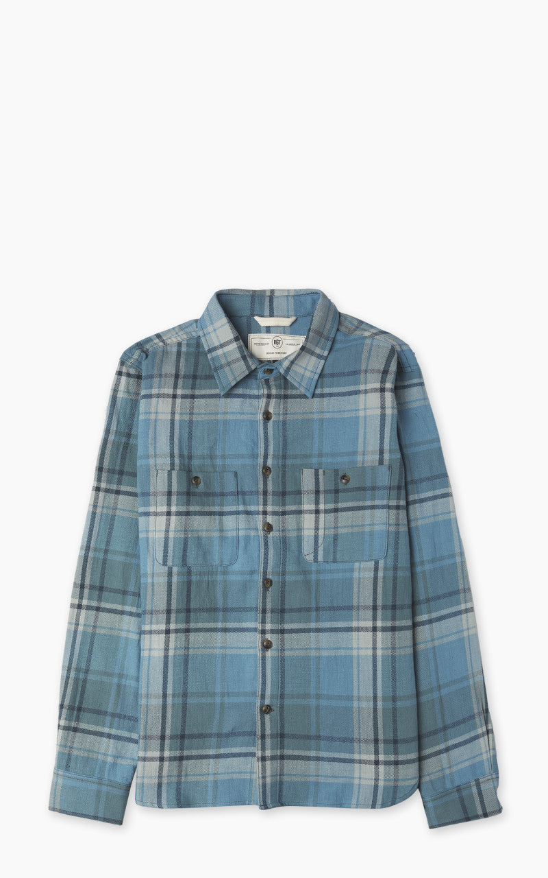 Rogue Territory Field Shirt Icy Blue Plaid