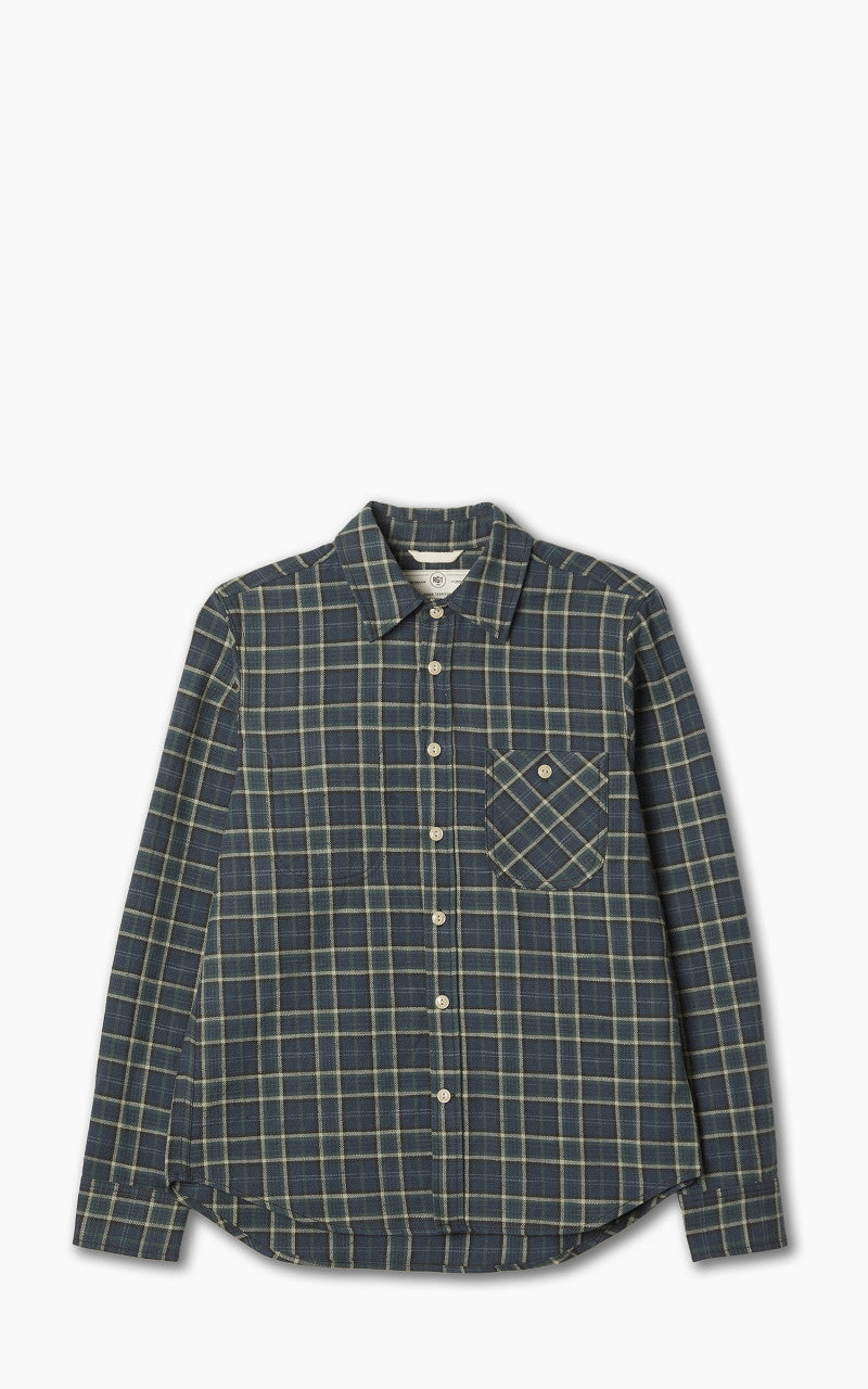 Rogue Territory Jumper Shirt Vintage Slub Blue Plaid