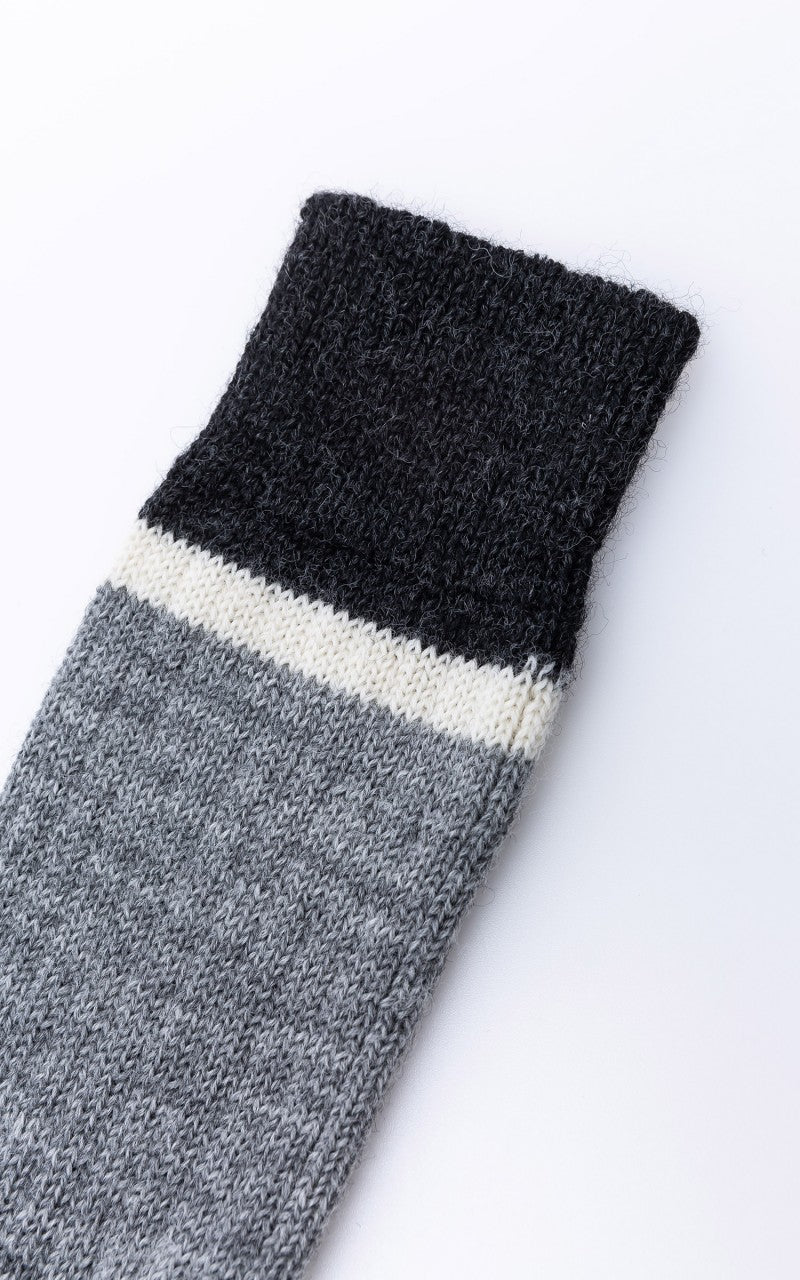 Merz b. Schwanen S73 Retro Sport Socks Greymelange/Nature