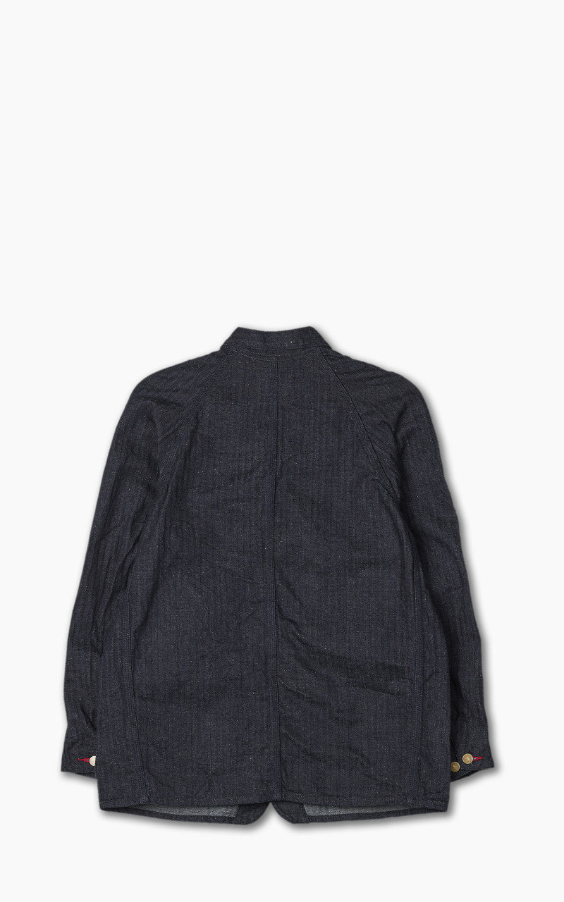 Samurai Jeans SWCCA-HB Chore Jacket Neppy HBT Indigo 13oz