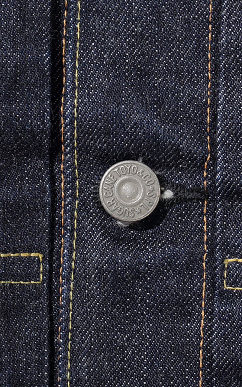 Sugar Cane SC11953 Type-2 Denim Jacket 1953 Model One Wash Indigo