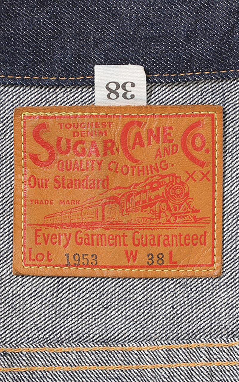 Sugar Cane SC11953 Type-2 Denim Jacket 1953 Model One Wash Indigo
