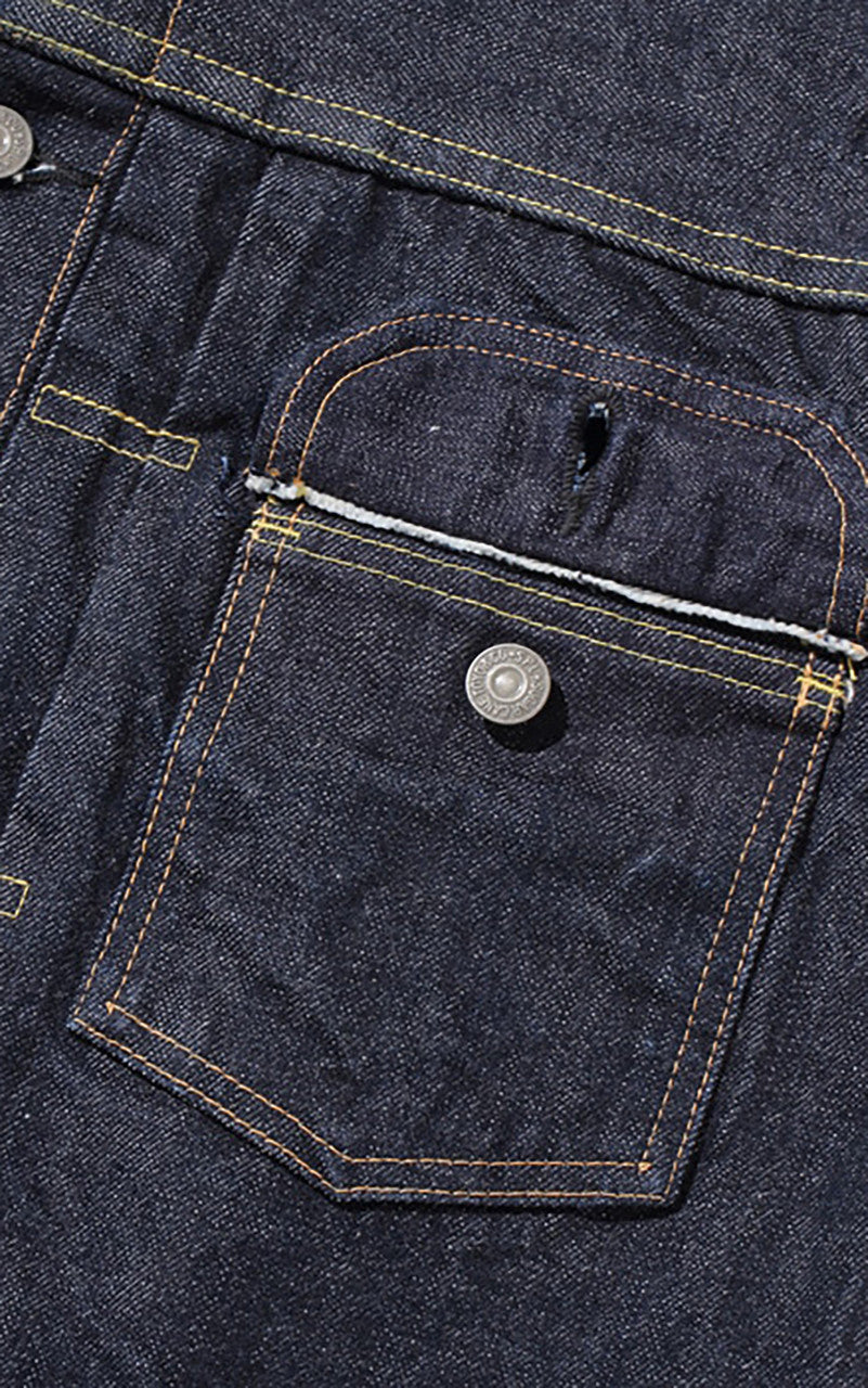 Sugar Cane SC11953 Type-2 Denim Jacket 1953 Model One Wash Indigo