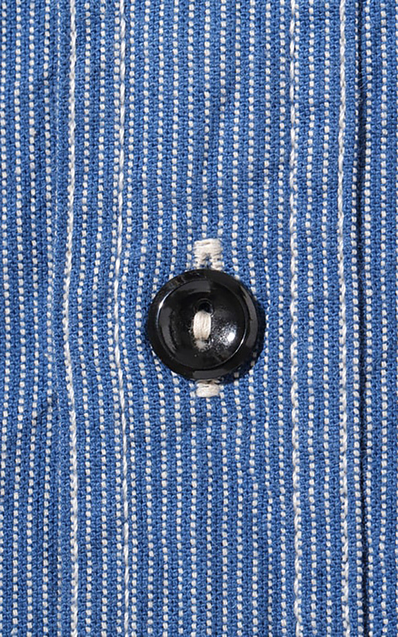 Sugar Cane SC25511 Jean Cord Work Shirt Navy
