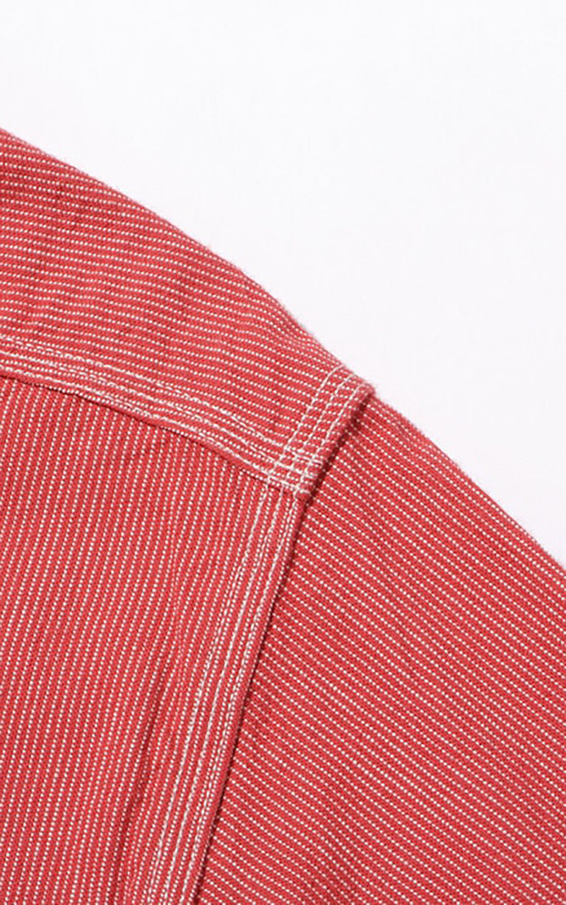 Sugar Cane SC25511 Jean Cord Work Shirt Red