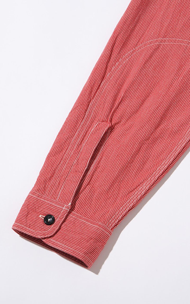 Sugar Cane SC25511 Jean Cord Work Shirt Red