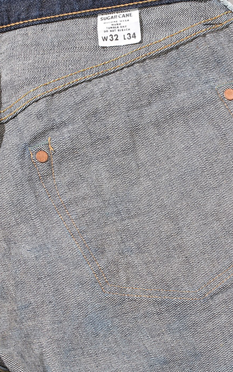Sugar Cane SC41947 Standard Denim 1947 Model One Wash Indigo