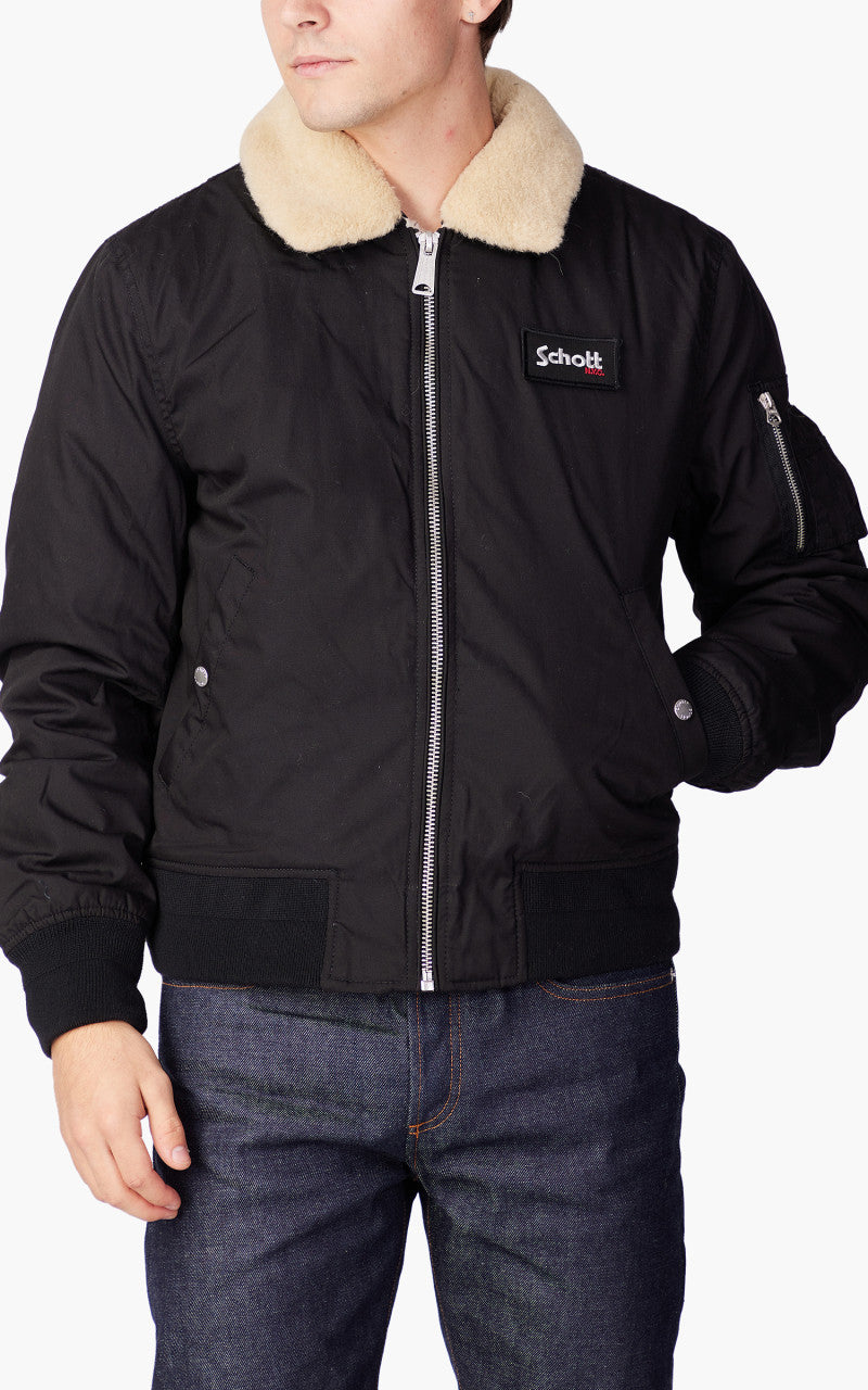 Schott NYC B18 Pilot Jacket Black