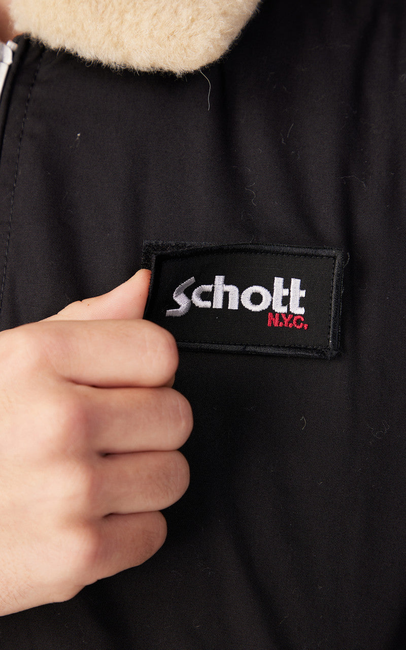 Schott NYC B18 Pilot Jacket Black