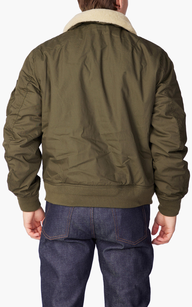 Schott NYC B18 Pilot Jacket Dark Khaki