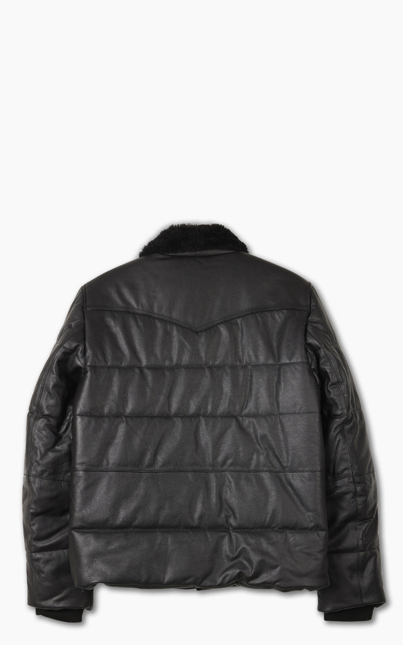 Schott NYC LCDAYTON Rancher Puffer Jacket Black/Black