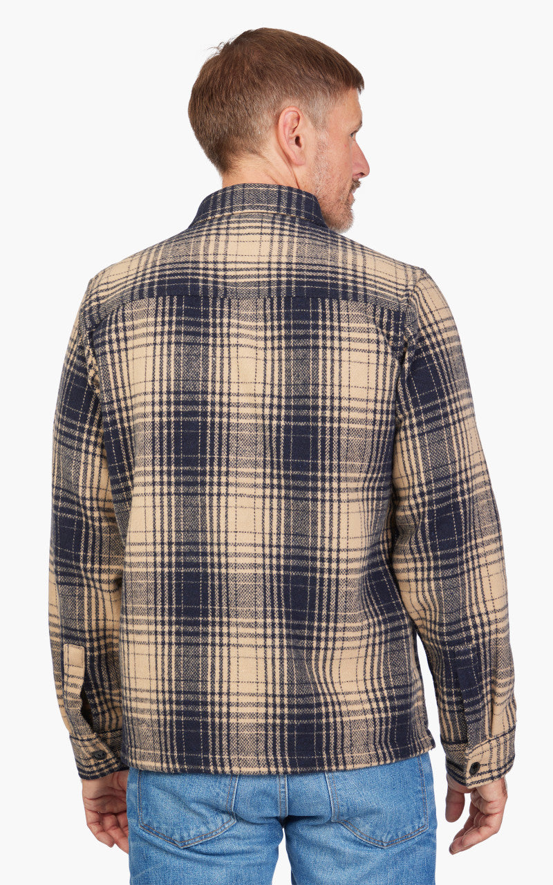 Schott NYC Overshirt Dark Navy Check