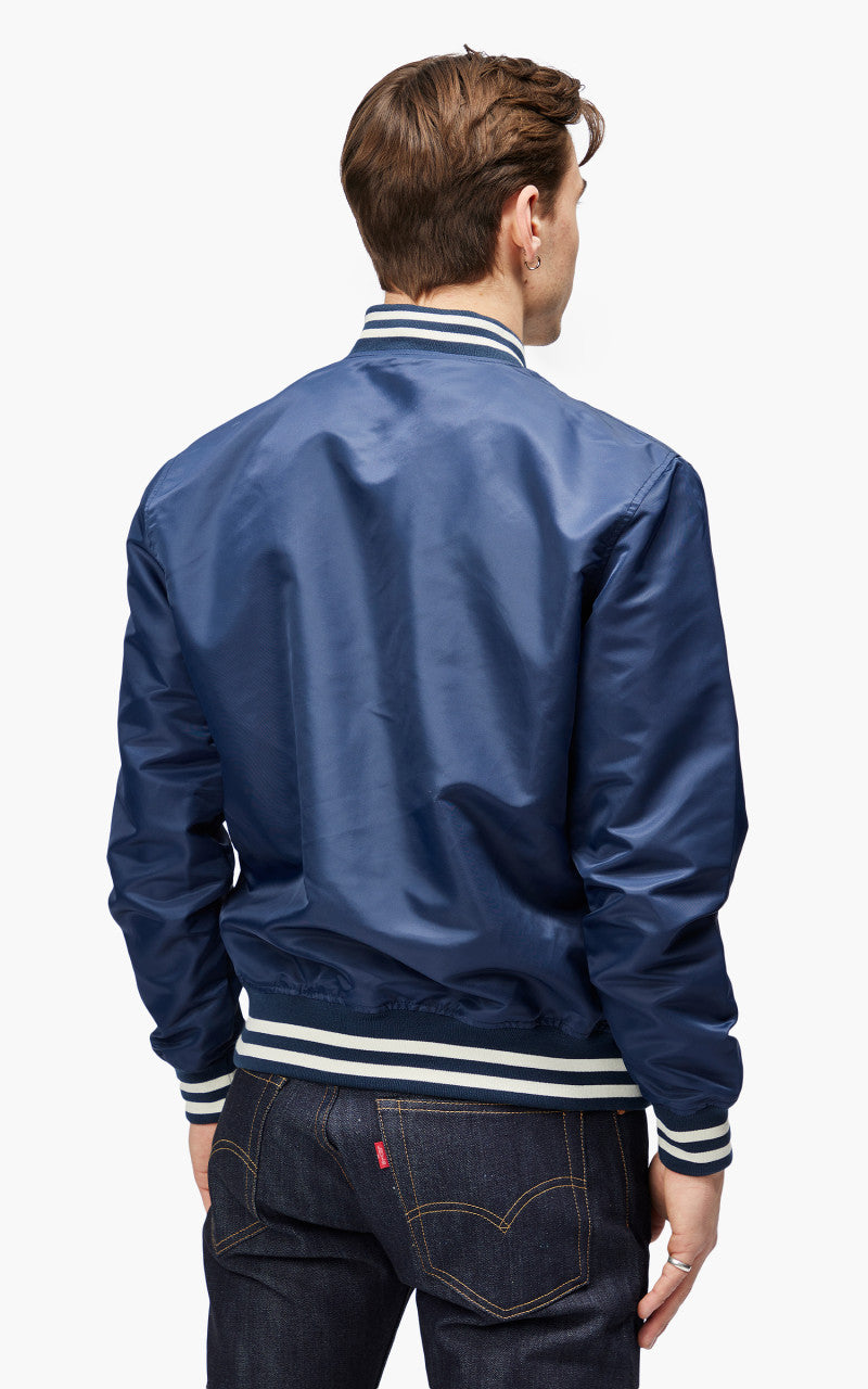 Schott NYC Princeton1 Varsity Jacket Midnight