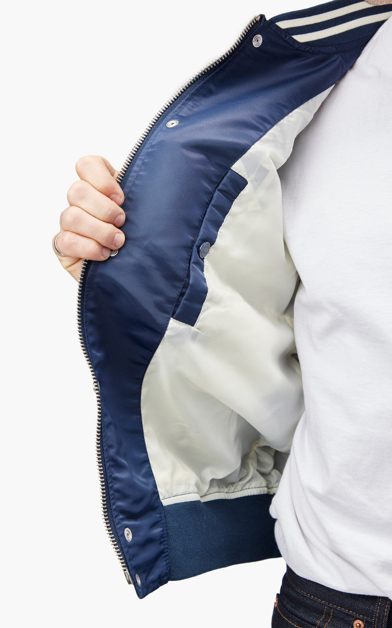 Schott NYC Princeton1 Varsity Jacket Midnight