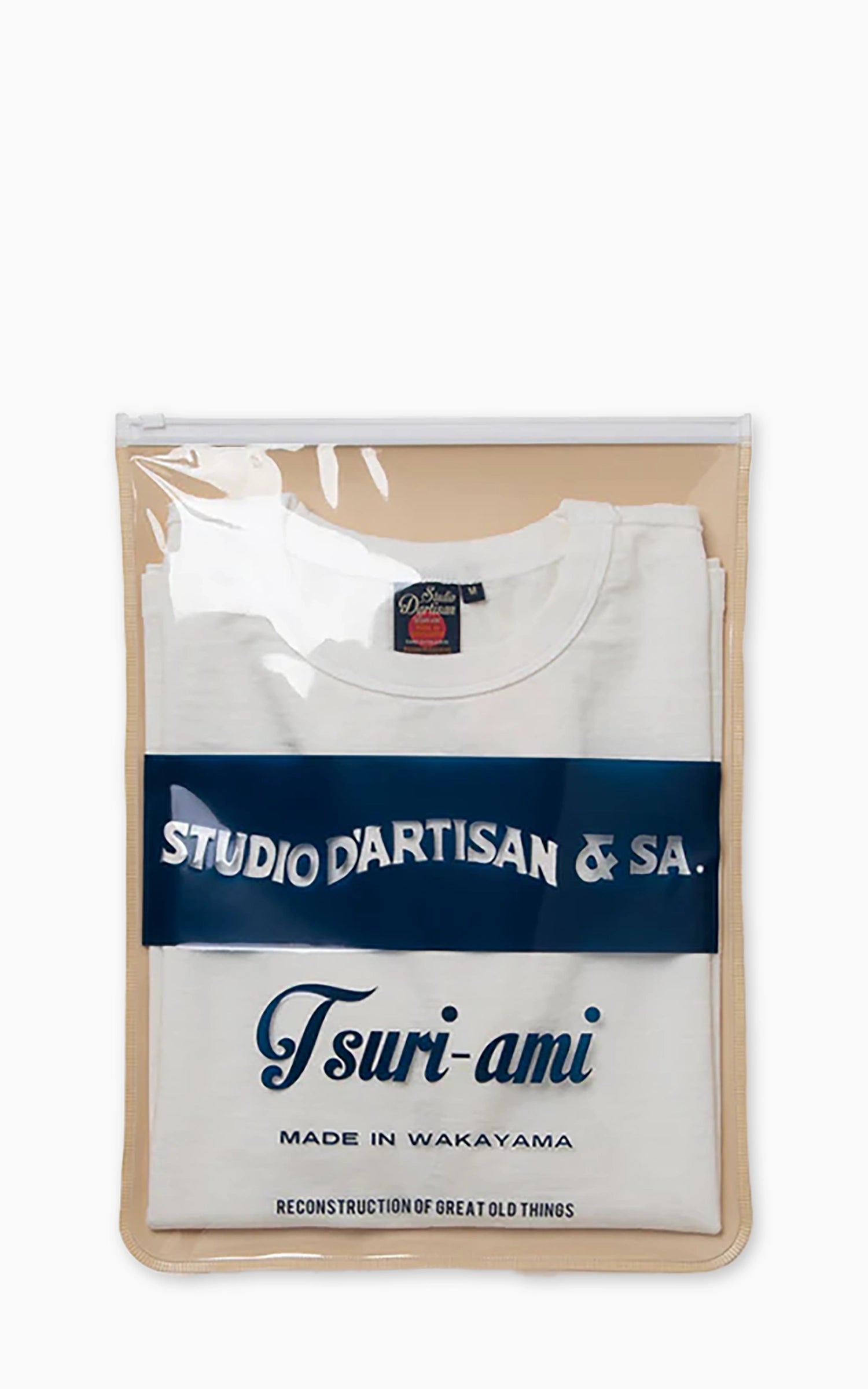 Studio D'Artisan 9913 Loopwheeled T-Shirt Pack White