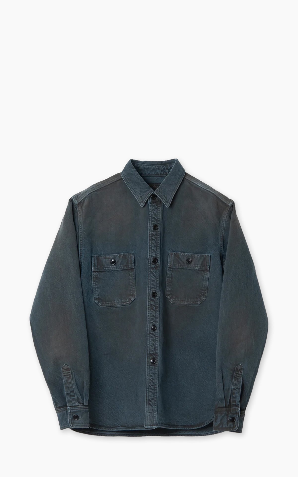Studio D'Artisan D5745 Layered Color Denim Shirt AI-Shibu