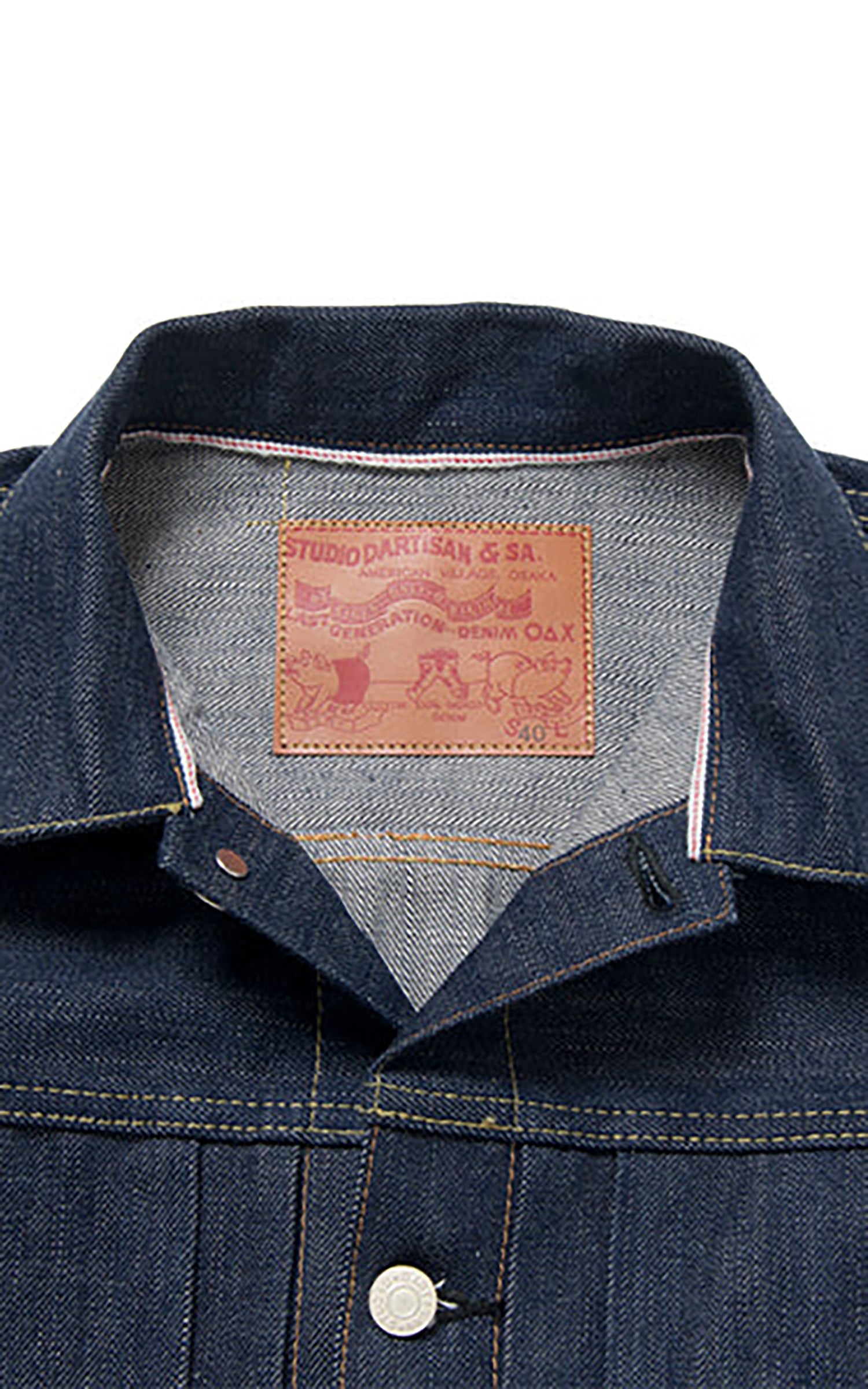 Studio D'Artisan SD-DO1J "The Origin" Type 1 Denim Jacket One Wash Indigo