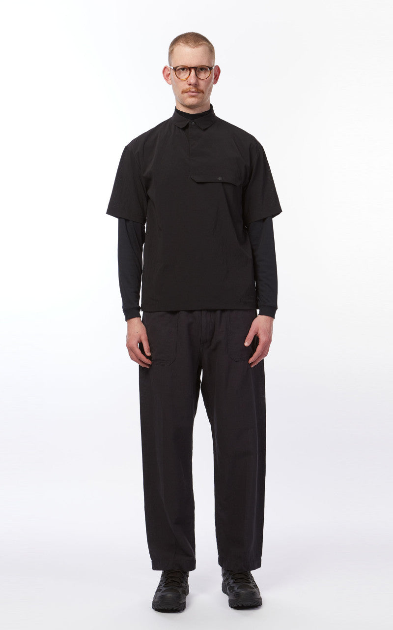 Snow Peak Quick Dry Polo Shirt Black