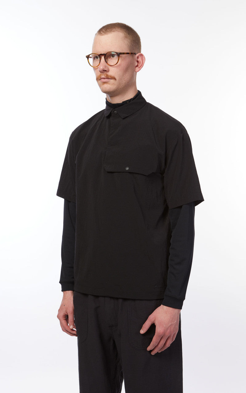Snow Peak Quick Dry Polo Shirt Black