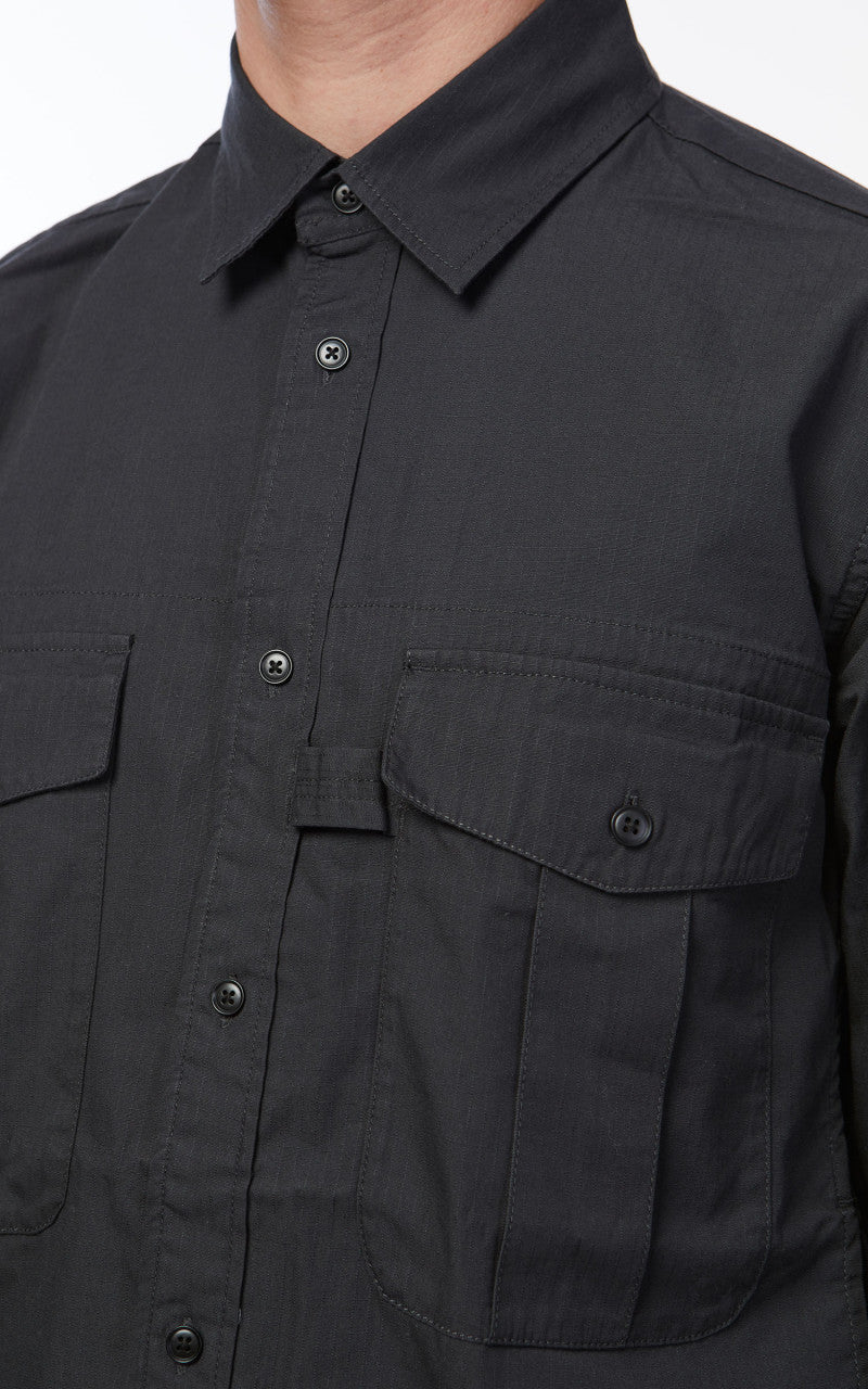 Snow Peak Takibi Light Ripstop Shirt Black