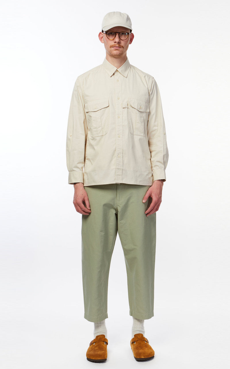 Snow Peak Takibi Light Ripstop Shirt Ivory