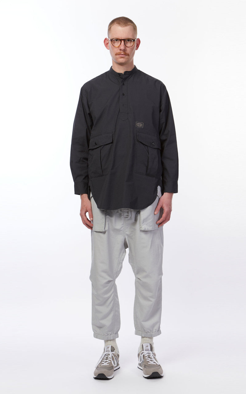 Snow Peak Takibi Light Ripstop Pullover Shirt Black