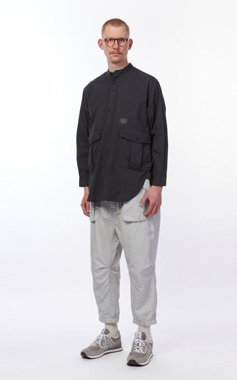 【 peak】TAKIBI Light Ripstop Pullover Snow Peak Takibi Light Ripstop Pullover Shirt Black