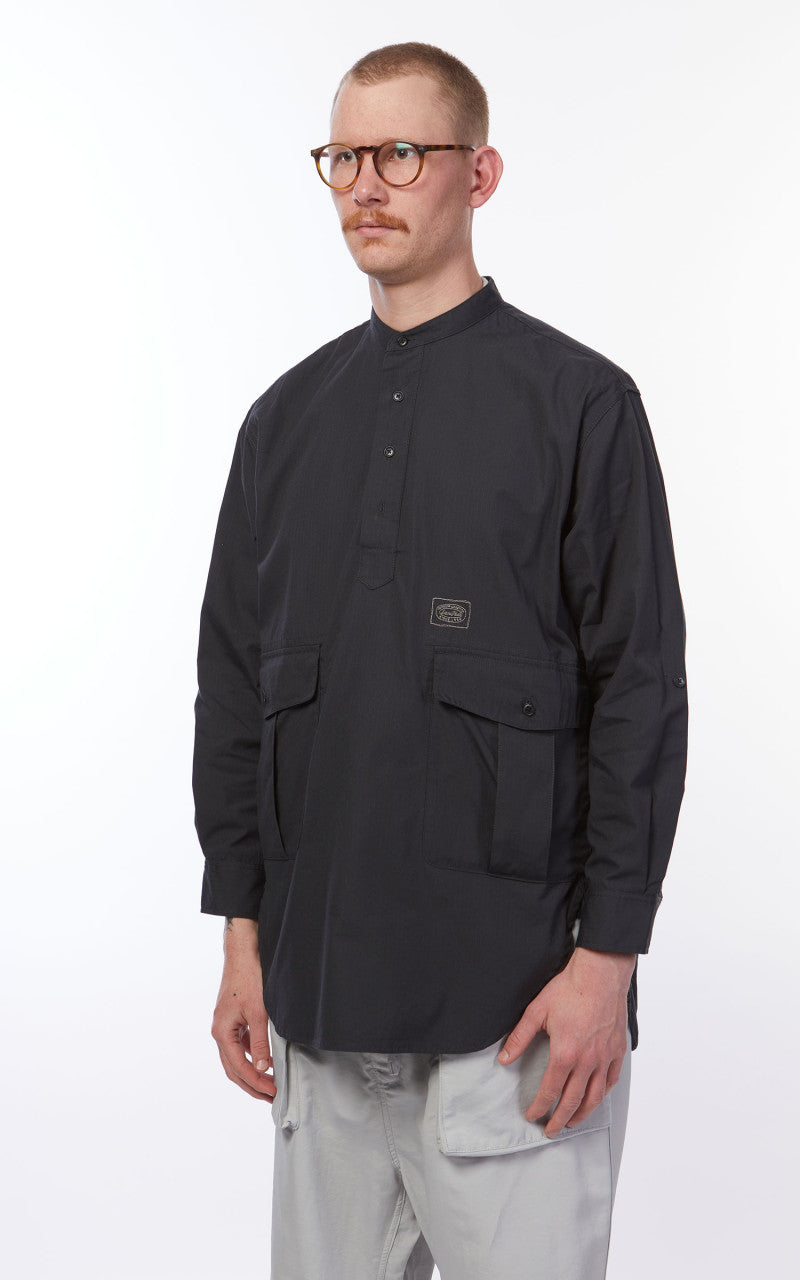 Snow Peak Takibi Light Ripstop Pullover Shirt Black