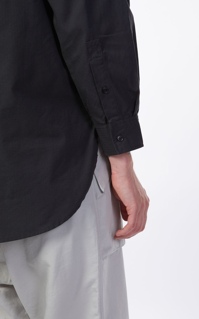 Snow Peak Takibi Light Ripstop Pullover Shirt Black